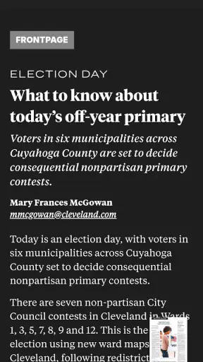 The Plain Dealer screenshot