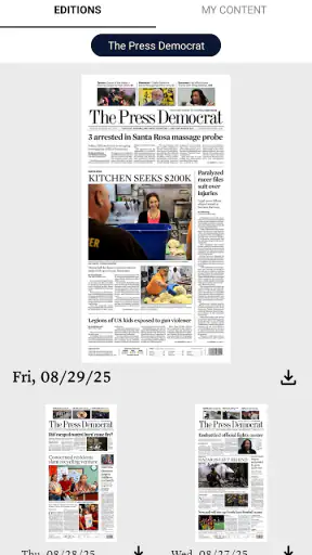 The Press Democrat screenshot