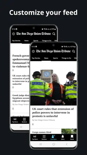 The San Diego Union-Tribune screenshot
