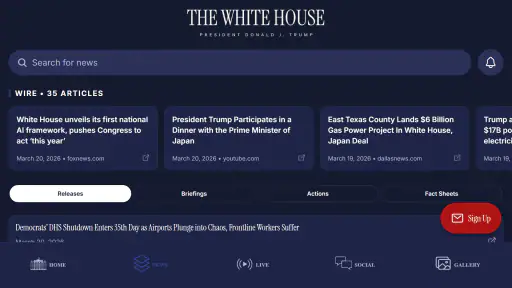 The White House screenshot