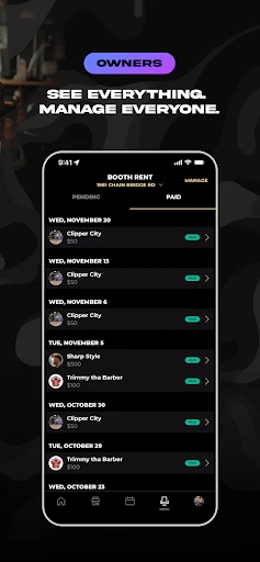 theCut: Barbershop Booking screenshot