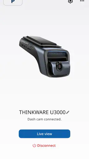 THINKWARE DASH CAM LINK screenshot