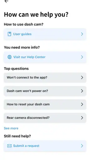THINKWARE DASH CAM LINK screenshot