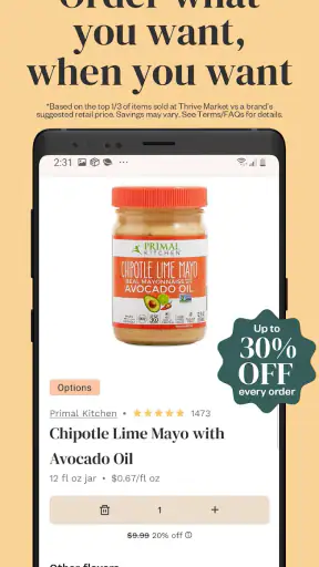 Thrive Market: Shop Healthy screenshot