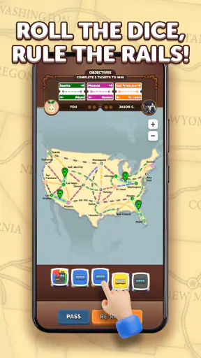 Ticket to Dice - Trains Tracks screenshot