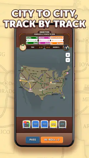Ticket to Dice - Trains Tracks screenshot