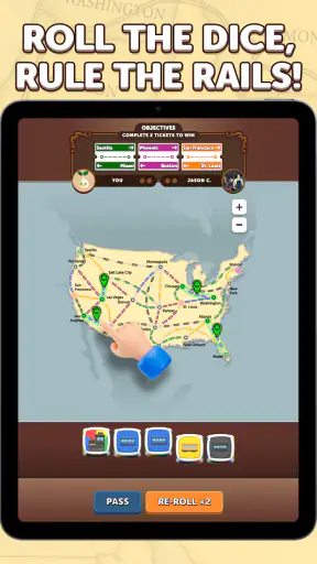 Ticket to Dice - Trains Tracks screenshot