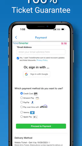 TicketSmarter - Events Tickets screenshot