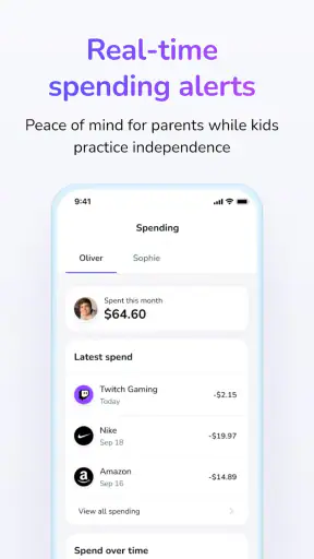 Till: Debit Card for Kids screenshot