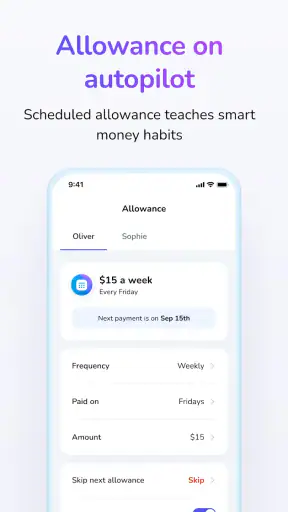 Till: Debit Card for Kids screenshot