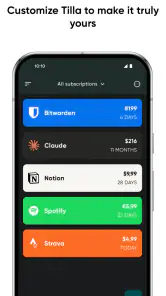 Tilla Premium screenshot