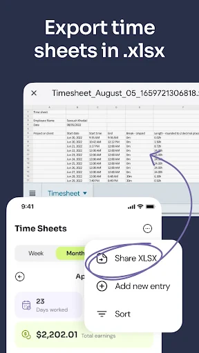 Time Clock: Easy Tracker screenshot
