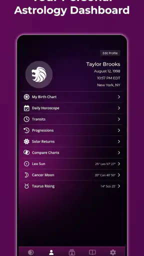 TimePassages Astrology screenshot