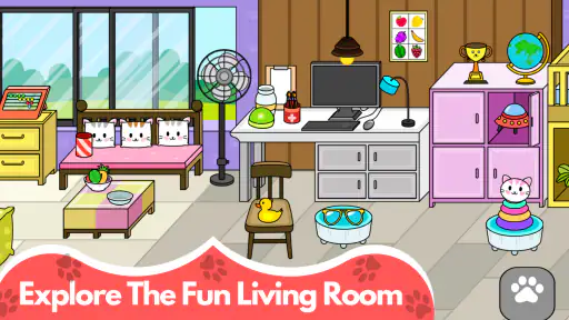 Tizi Cute Kitty: Pet Cat Games screenshot