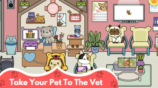 Tizi Cute Kitty: Pet Cat Games screenshot