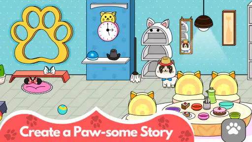 Tizi Cute Kitty: Pet Cat Games screenshot
