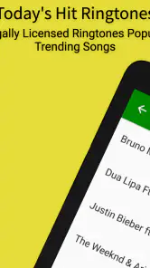Today's Hit Music Ringtones screenshot