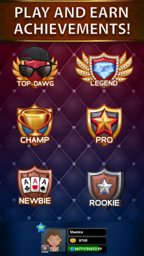 Tonk Star Classic Card Game screenshot
