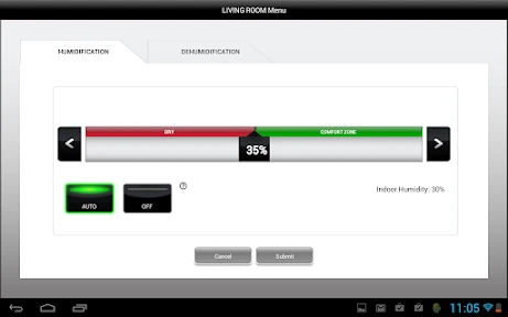 Total Connect Comfort screenshot