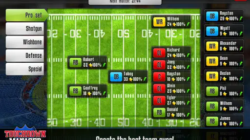 Touchdown Manager screenshot