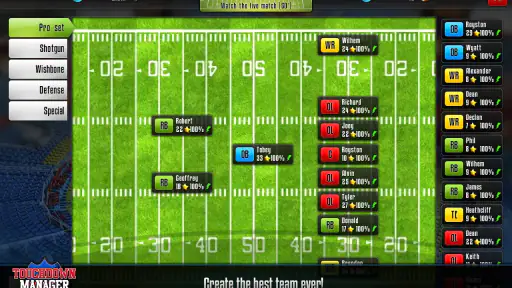 Touchdown Manager screenshot