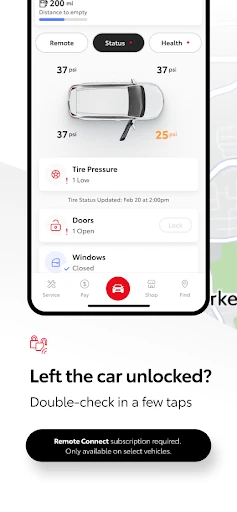 Toyota screenshot