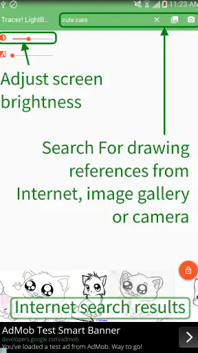 Tracer! Lightbox tracing app screenshot