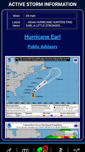 Track-It Hurricane Tracker screenshot