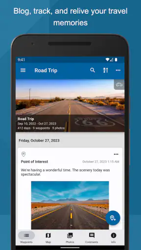TrackMyTour screenshot
