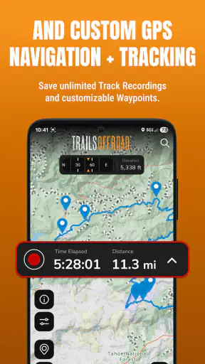 Trails Offroad: Offline Maps screenshot
