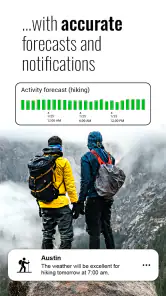 Transparent clock and weather screenshot