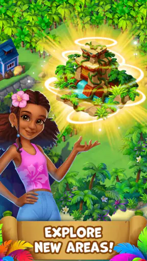 Tropical Merge: Merge game screenshot