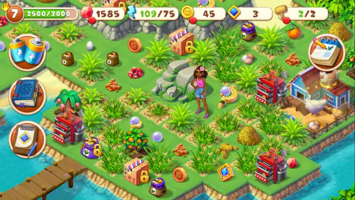Tropical Merge: Merge game screenshot