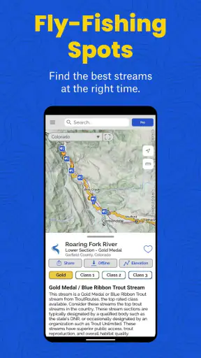 TroutRoutes: Trout Fishing App screenshot