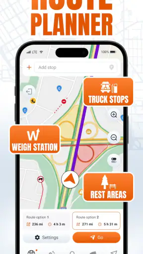 Trucker Guide: Truck Stops screenshot