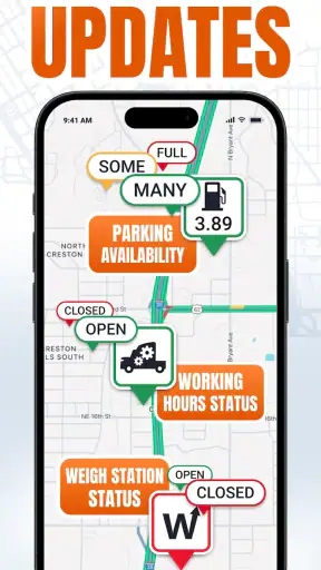 Trucker Guide: Truck Stops screenshot