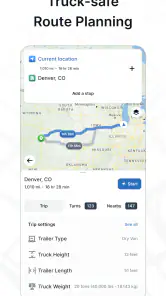 TruckMap - Truck GPS Routes screenshot