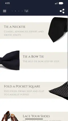 True Tie: Tie Knot Guide screenshot