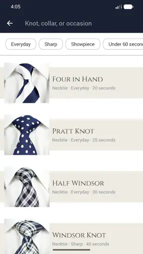 True Tie: Tie Knot Guide screenshot