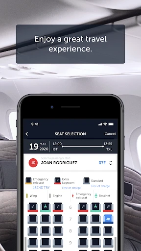 Turkish Airlines Flight Ticket screenshot