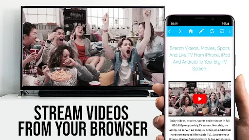 TV Cast Pro for Android TV screenshot