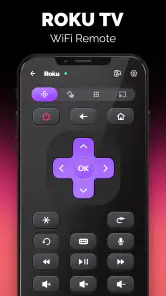 TV remote control for Roku screenshot