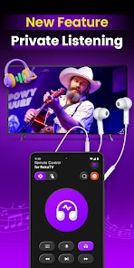 TV Remote Control for RokuTV screenshot