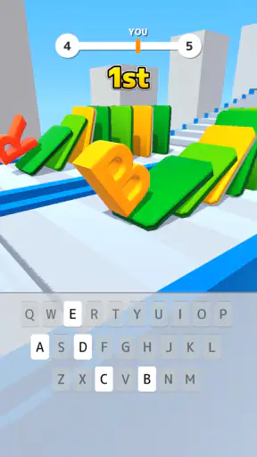 Type Spin: alphabet run game screenshot