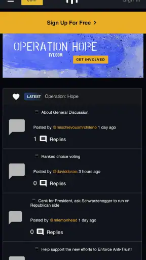 TYT - Home of Progressives screenshot