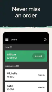 Uber Eats Orders screenshot
