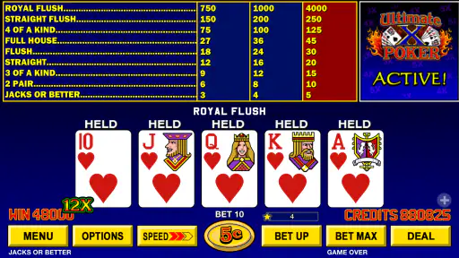 Ultimate X Poker™ Video Poker screenshot