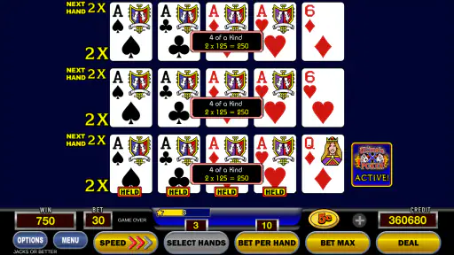 Ultimate X Poker™ Video Poker screenshot