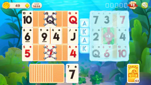 Undersea Solitaire Tripeaks screenshot