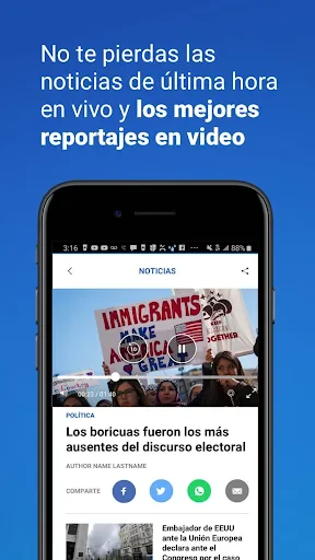 Univision Noticias screenshot